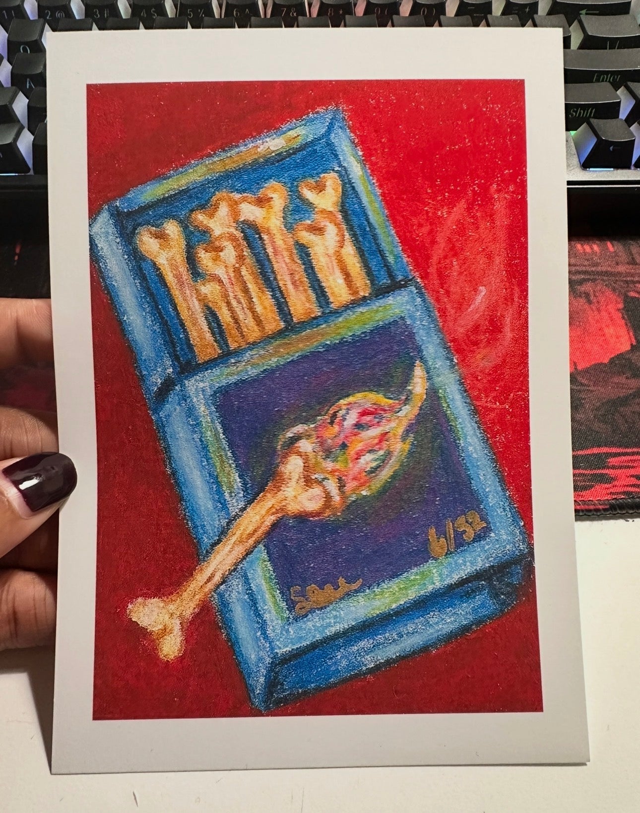 Bone Matches Print